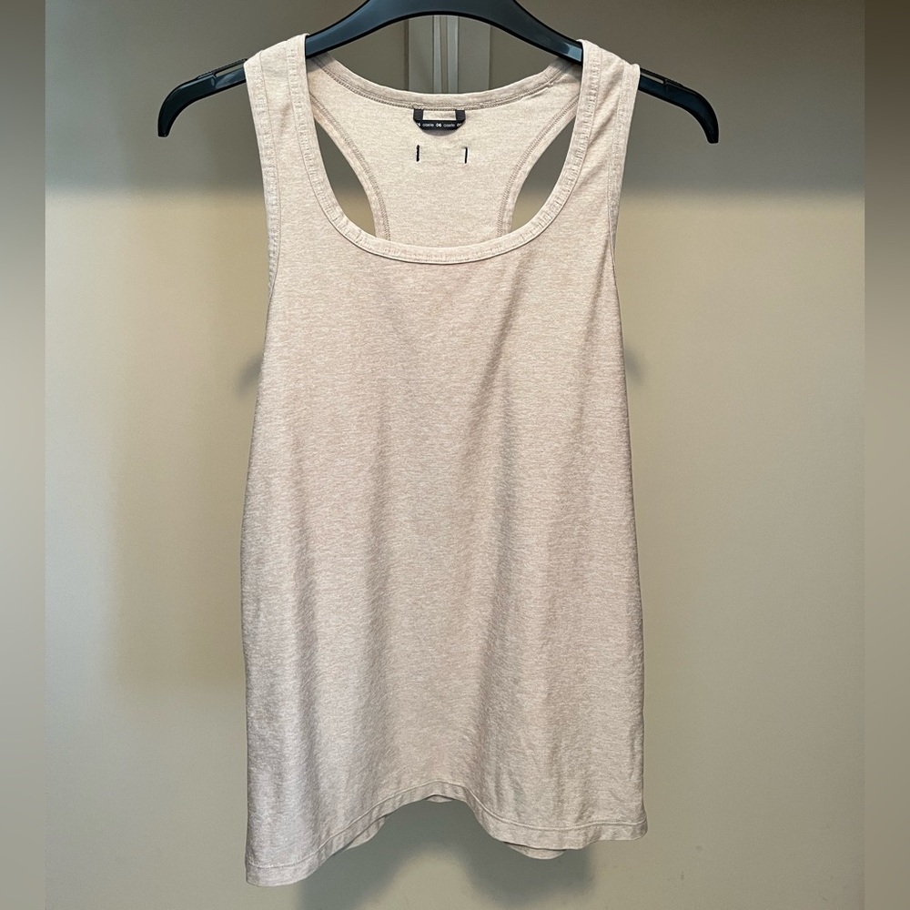 Oiselle Light Lux Beige Tank Top